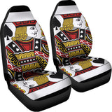 Jack Of Spades Playing Card Print Universal Fit Car Seat Covers 102422