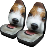 Jack Russell Terrier Portrait Print Universal Fit Car Seat Covers 102422