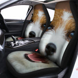 Jack Russell Terrier Portrait Print Universal Fit Car Seat Covers 102422