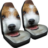 Jack Russell Terrier Portrait Print Universal Fit Car Seat Covers 102422