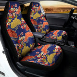 Japanese Cherry Blossom Pattern Print Universal Fit Car Seat Covers 102422