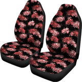 Japanese Cluster Amaryllis Pattern Print Universal Fit Car Seat Covers 102422