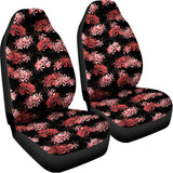 Japanese Cluster Amaryllis Pattern Print Universal Fit Car Seat Covers 102422