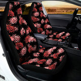 Japanese Cluster Amaryllis Pattern Print Universal Fit Car Seat Covers 102422