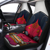 Japanese Demon Mask Print Universal Fit Car Seat Covers 102422