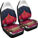 Japanese Demon Mask Print Universal Fit Car Seat Covers 102422