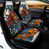 Japanese Elemental Tattoo Print Universal Fit Car Seat Covers 102422