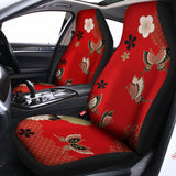 Japanese Flower Print Universal Fit Car Seat Covers 102422