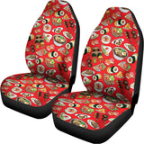 Japanese Food Pattern Print Universal Fit Car Seat Covers 102422