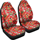 Japanese Food Pattern Print Universal Fit Car Seat Covers 102422
