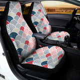 Japanese Geometric Pattern Print Universal Fit Car Seat Covers 102422