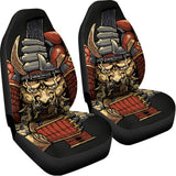 Japanese Ghost Samurai Print Universal Fit Car Seat Covers 102422