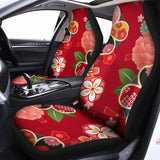 Japanese Kimono Pattern Print Universal Fit Car Seat Covers 102422