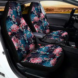 Japanese Koi And Chrysanthemums Print Universal Fit Car Seat Covers 102422