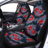 Japanese Koi Carp Fish Pattern Print Universal Fit Car Seat Covers 102422