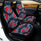 Japanese Koi Carp Fish Pattern Print Universal Fit Car Seat Covers 102422