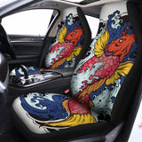 Japanese Koi Carp Tattoo Print Universal Fit Car Seat Covers 102422