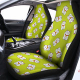 Japanese Lucky Cat Cartoon Print Universal Fit Car Seat Covers 102422