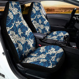 Japanese Ocean Wave Pattern Print Universal Fit Car Seat Covers 102422