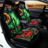 Japanese Oni Demon With Snake Print Universal Fit Car Seat Covers 102422