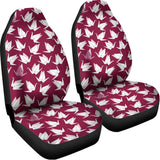 Japanese Origami Crane Pattern Print Universal Fit Car Seat Covers 102422