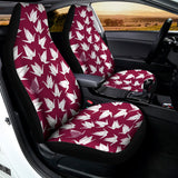 Japanese Origami Crane Pattern Print Universal Fit Car Seat Covers 102422