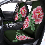 Japanese Peony Print Universal Fit Car Seat Covers 102422