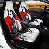 Japanese Samurai Girl Print Universal Fit Car Seat Covers 102422