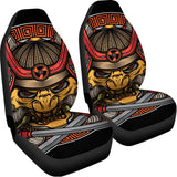 Japanese Samurai Mask Print Universal Fit Car Seat Covers 102422