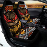 Japanese Samurai Mask Print Universal Fit Car Seat Covers 102422