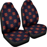 Japanese Samurai Pattern Print Universal Fit Car Seat Covers 102422
