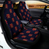 Japanese Samurai Pattern Print Universal Fit Car Seat Covers 102422