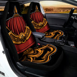 Japanese Samurai Warrior Mask Print Universal Fit Car Seat Covers 102422