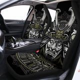 Japanese Samurai Warrior Print Universal Fit Car Seat Covers 102422