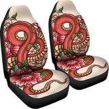 Japanese Snake Tattoo Print Universal Fit Car Seat Covers 102422