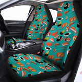 Japanese Sushi And Rolls Pattern Print Universal Fit Car Seat Covers 102422