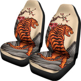 Japanese Tiger Tattoo Print Universal Fit Car Seat Covers 102422