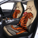 Japanese Tiger Tattoo Print Universal Fit Car Seat Covers 102422