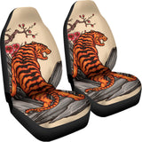 Japanese Tiger Tattoo Print Universal Fit Car Seat Covers 102422