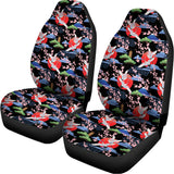 Japanese Traditional Pattern Print Universal Fit Car Seat Covers 102422