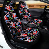 Japanese Traditional Pattern Print Universal Fit Car Seat Covers 102422