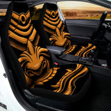 Japanese Warrior Mask Print Universal Fit Car Seat Covers 102422