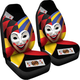 Joker And Playing Cards Print Universal Fit Car Seat Covers 102422