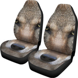 Jungle Wolf Print Universal Fit Car Seat Covers 102422