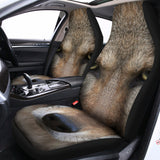 Jungle Wolf Print Universal Fit Car Seat Covers 102422