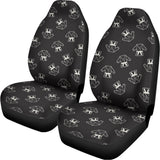 Karate Gi Pattern Print Universal Fit Car Seat Covers 102422