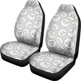 Kawaii Sheep Pattern Print Universal Fit Car Seat Covers 102422
