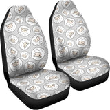Kawaii Sheep Pattern Print Universal Fit Car Seat Covers 102422