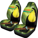 Keel-Billed Toucan Print Universal Fit Car Seat Covers 102422