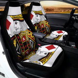 King Of Diamonds Playing Card Print Universal Fit Car Seat Covers 102422